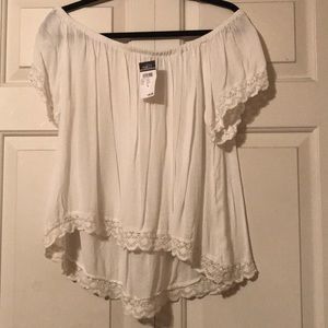 NWT - White off the shoulder top